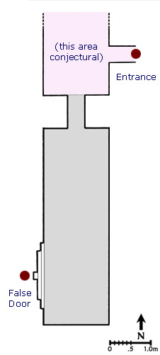 Plan of the funerary chapel