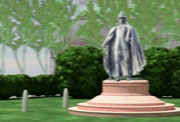 View of the Deacon Chapin statue, placed near the bench, but at a point opposite the fountain.