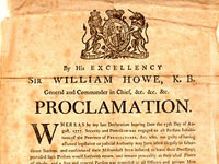 Howe Proclamation